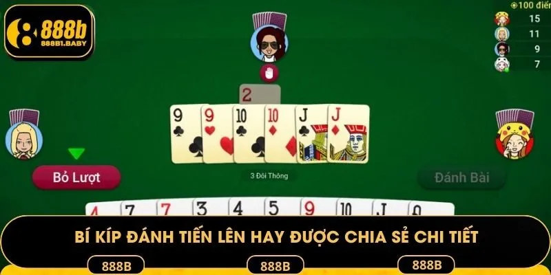 Bí kíp đánh tiến lên hay được chia sẻ chi tiết